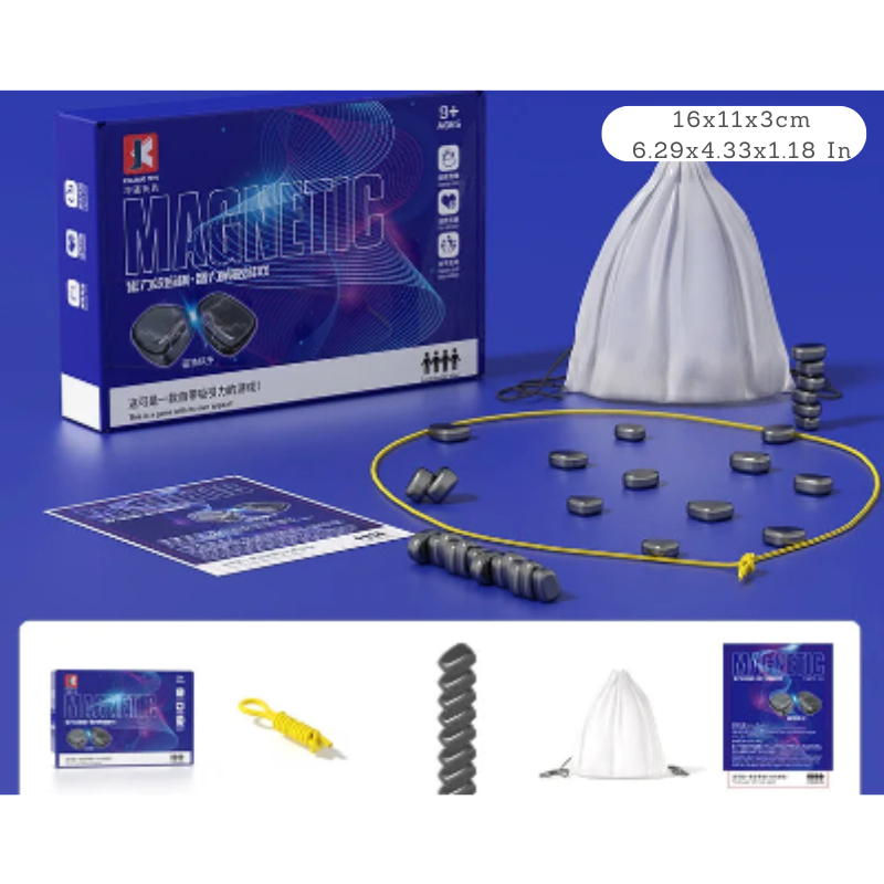 Portable magnetic game