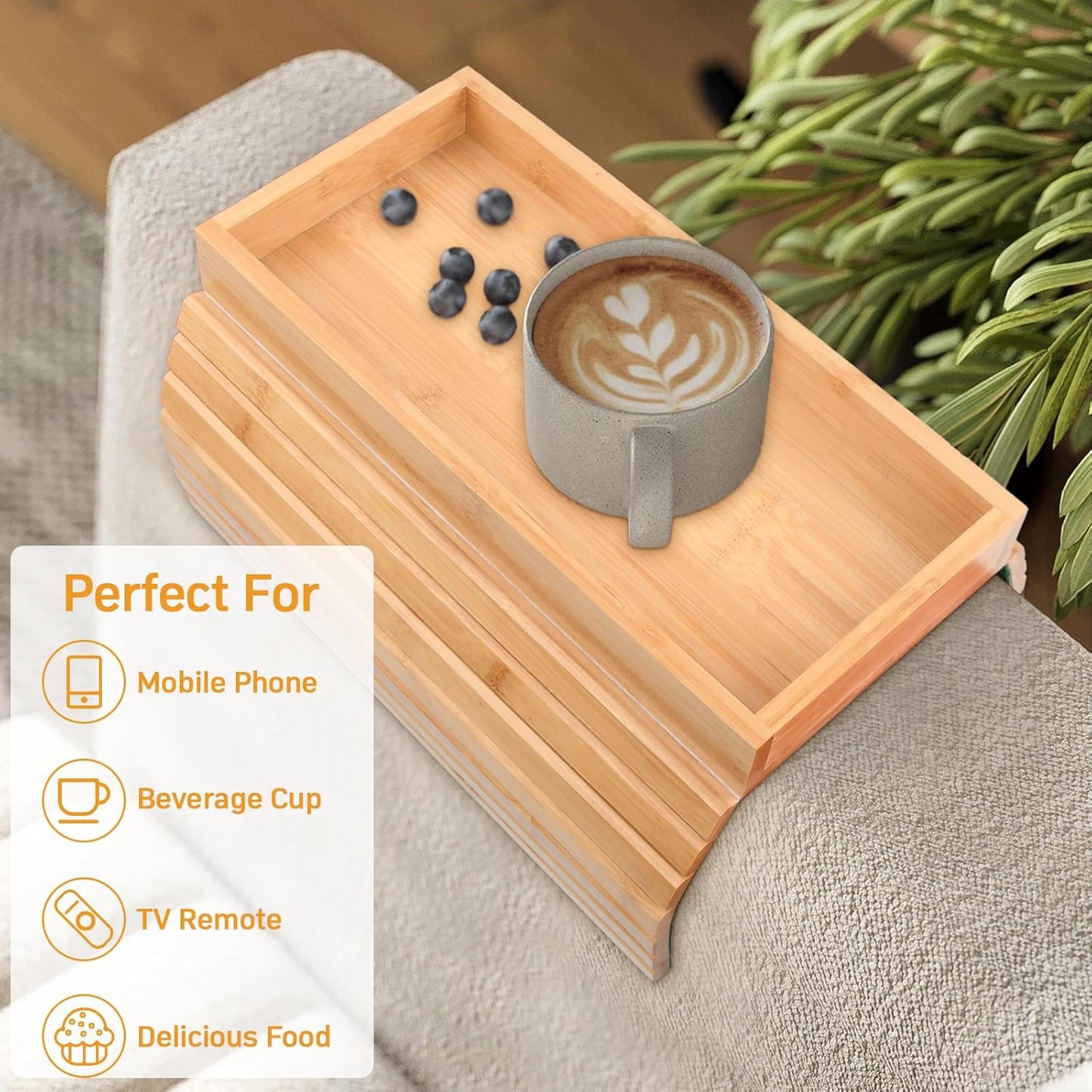 احتفظ بكل شيء في متناول اليد دون مغادرة الأريكة الخاصة بك