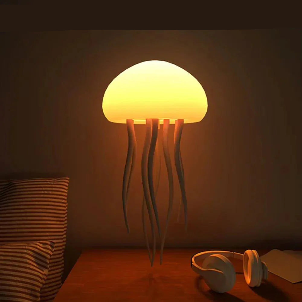 Soothing jellyfish night light with changing colors 