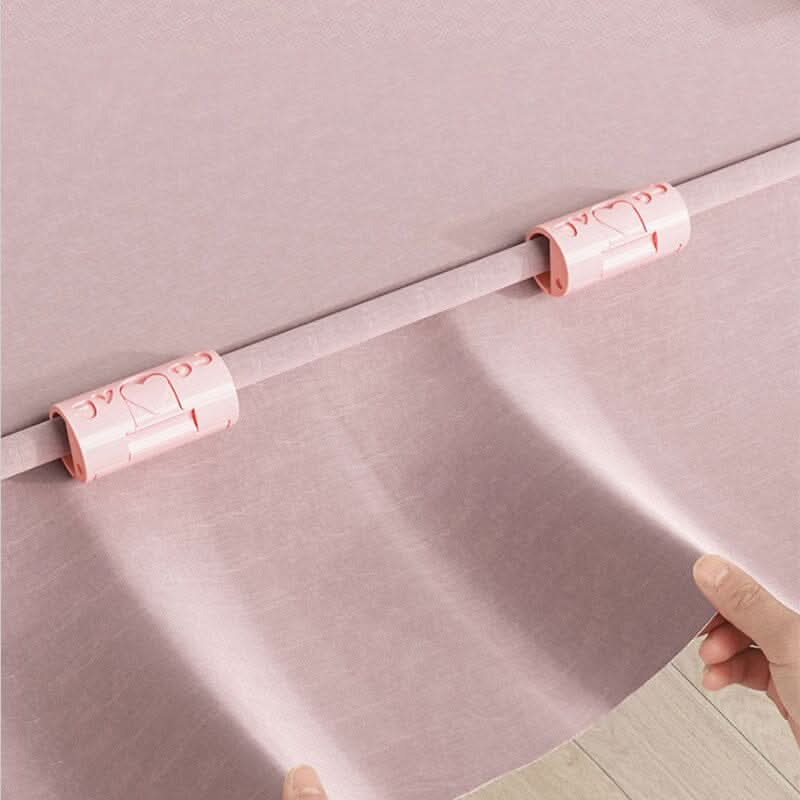 Clips decorativos para sábanas tensadas y bien fijadas (x12) 