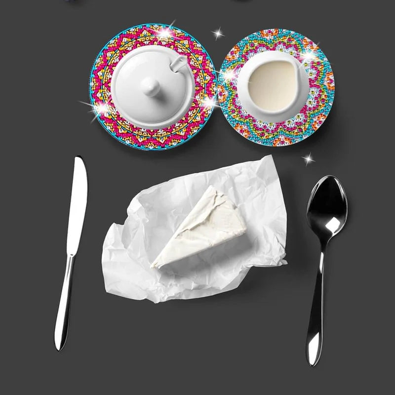 ストーン付きDIYコースターセット 