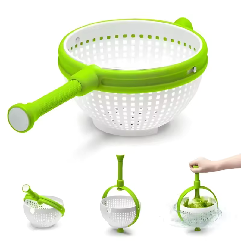 Escurridor y secador giratorio para frutas y verduras 