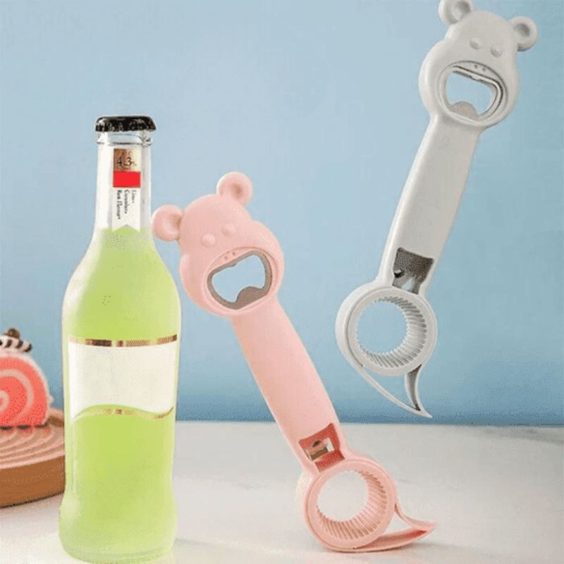 Multifunkční otvírák lahví a sklenic 4 v 1 
