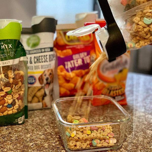 Αεροστεγή καπάκια με στόμιο για σακουλάκια 