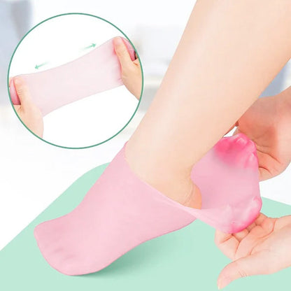 Silicone socks for soft and well-groomed feet 