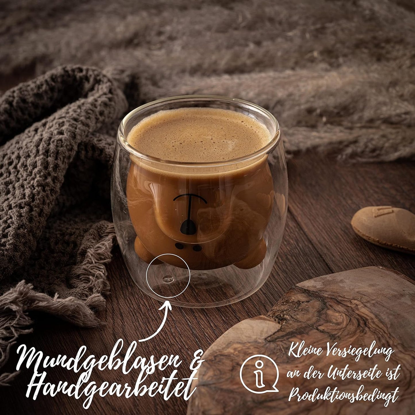 ספל קפה בצורת דוב - חמוד ומעשי 