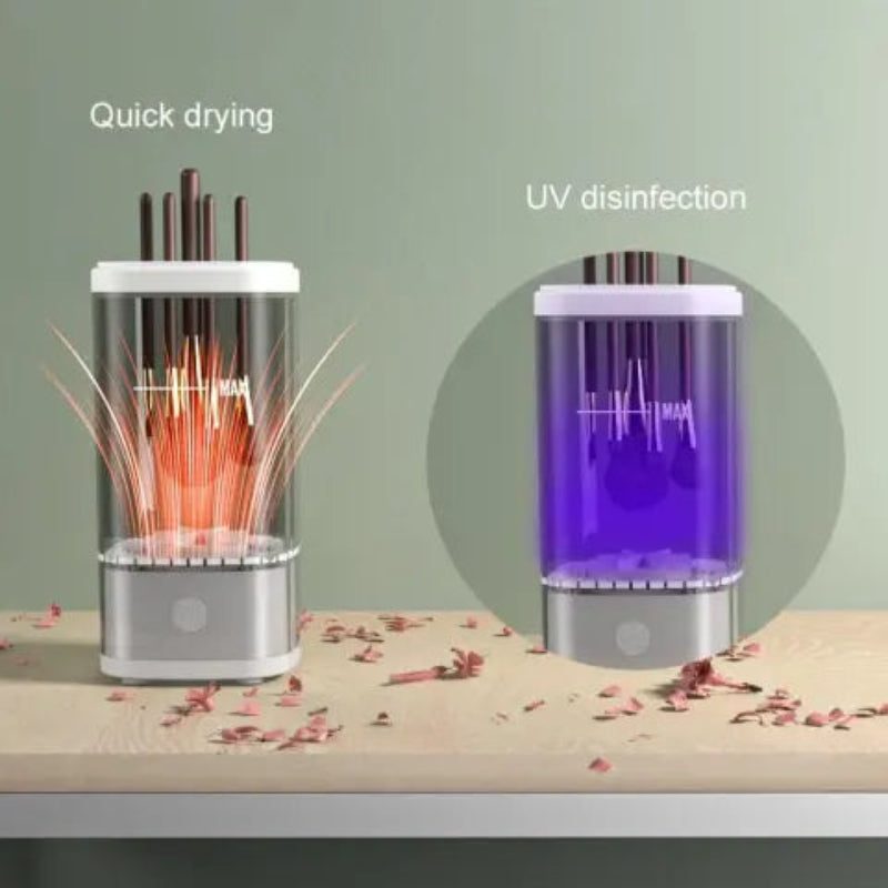 Pulitore elettrico per pennelli, rapido ed efficace 