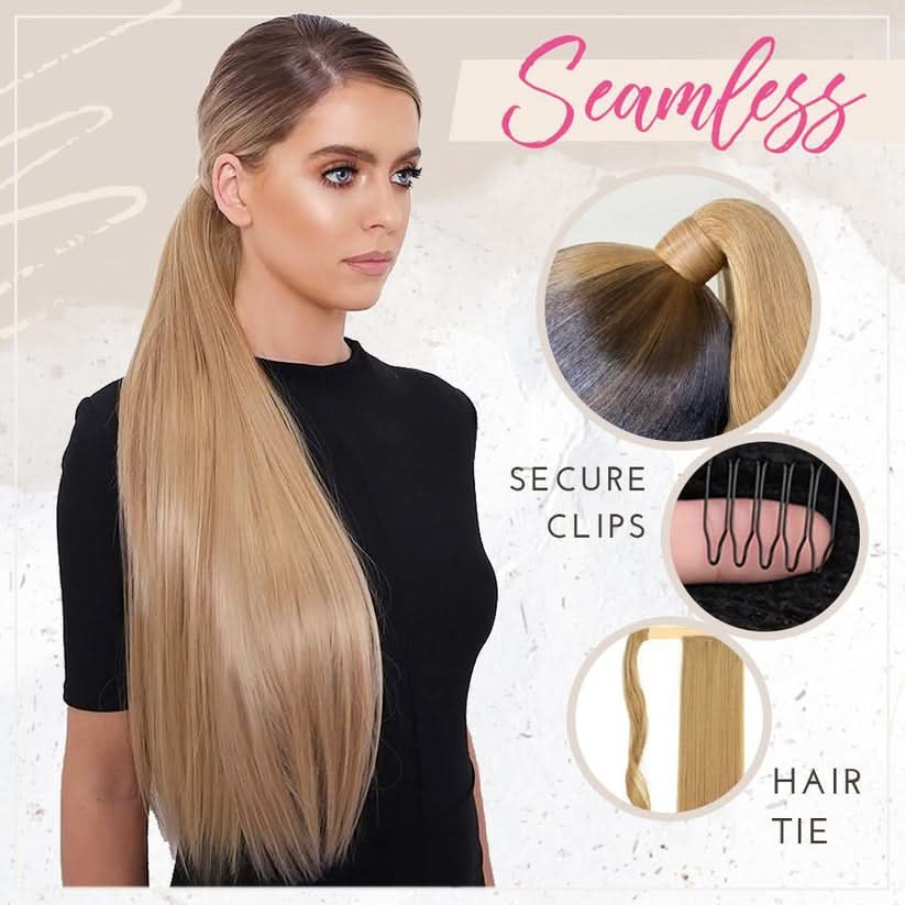Glamour hestehale-extension for et chic utseende 