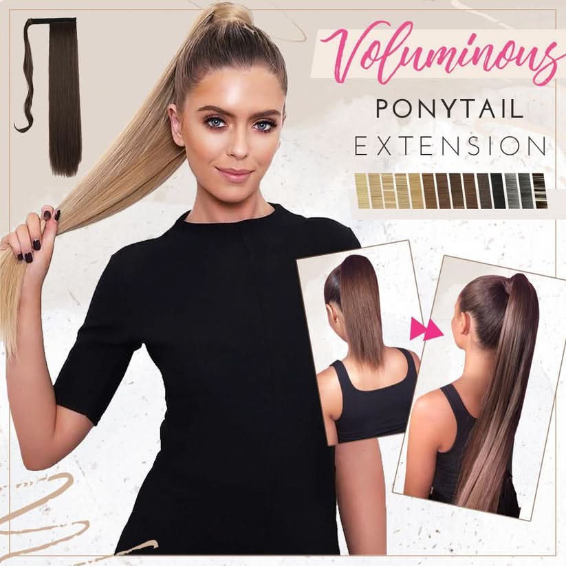 Glamour hestehale-extension for et chic utseende 