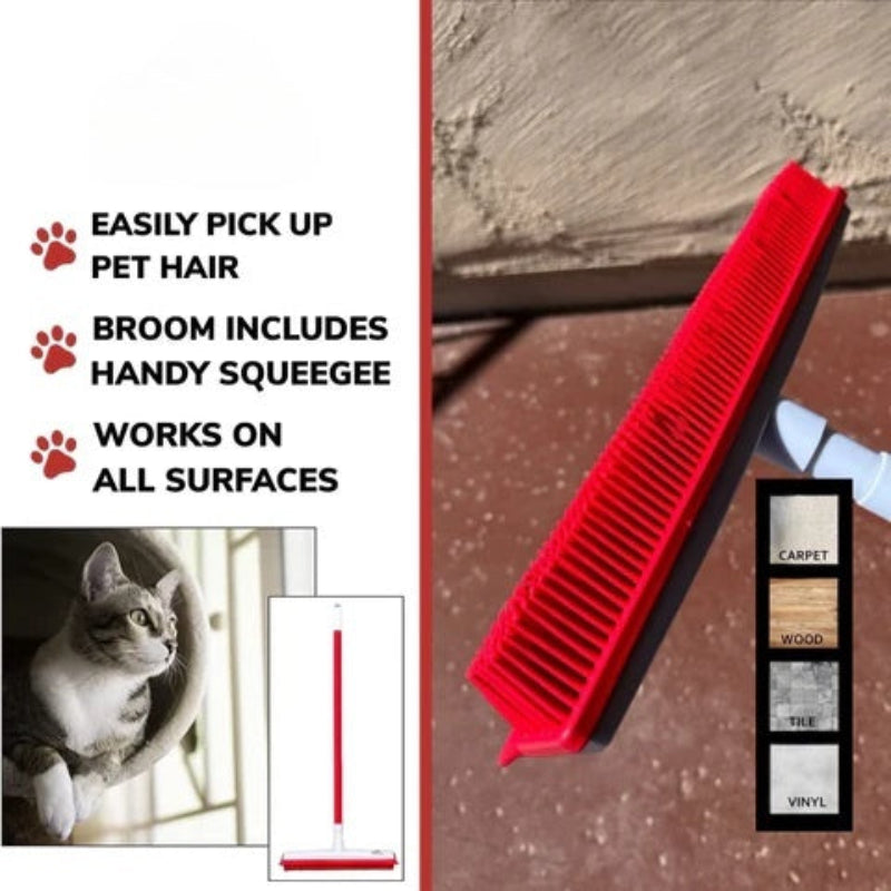 Remove pet hair in a single pass 