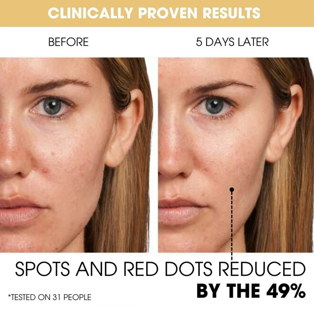 Brillo visible y piel hidratada gracias a las cápsulas C 