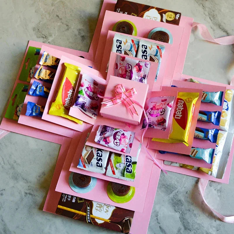 Explosionsbox für Erinnerungen – Geschenkbox — Foto 4