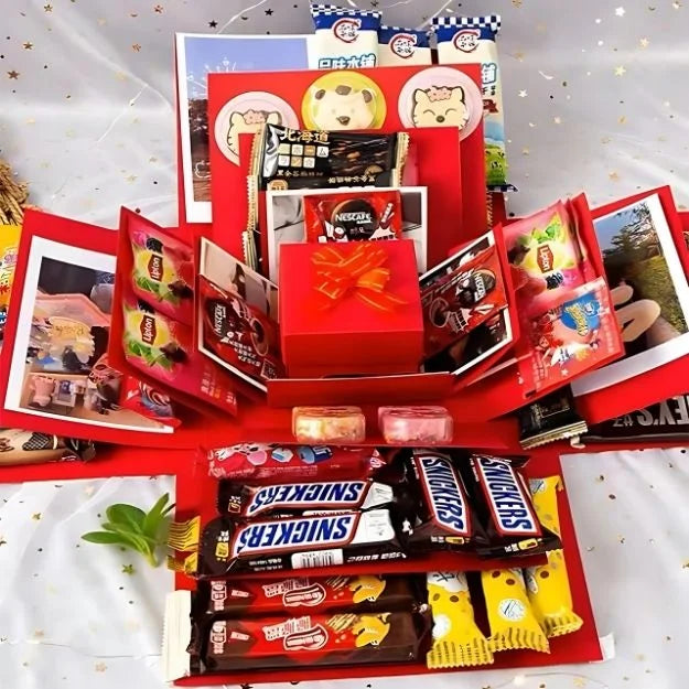 Explosionsbox für Erinnerungen – Geschenkbox — Foto 5