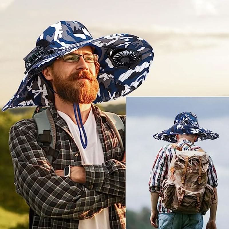 Pălărie cu ventilator solar integrat 