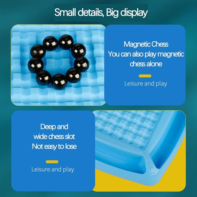 תיהנו עם המשפחה עם משחק מיומנות מגנטי 