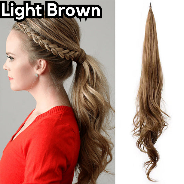 Glamour hestehale-extension for et chic utseende 